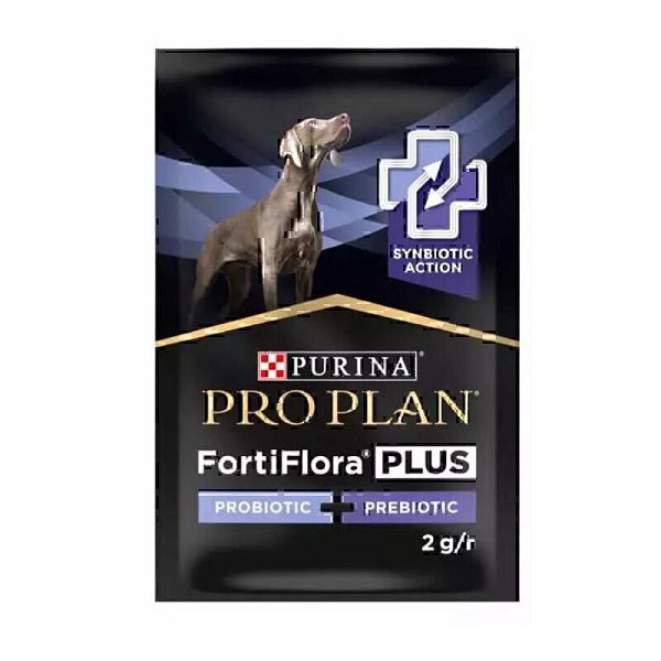 ساشه پودر مکمل پروبیوتیک و پریبیوتیک سگ پروپلن Proplan FortiFlora Plus Probiotic + Prebiotic وزن 2 گرم